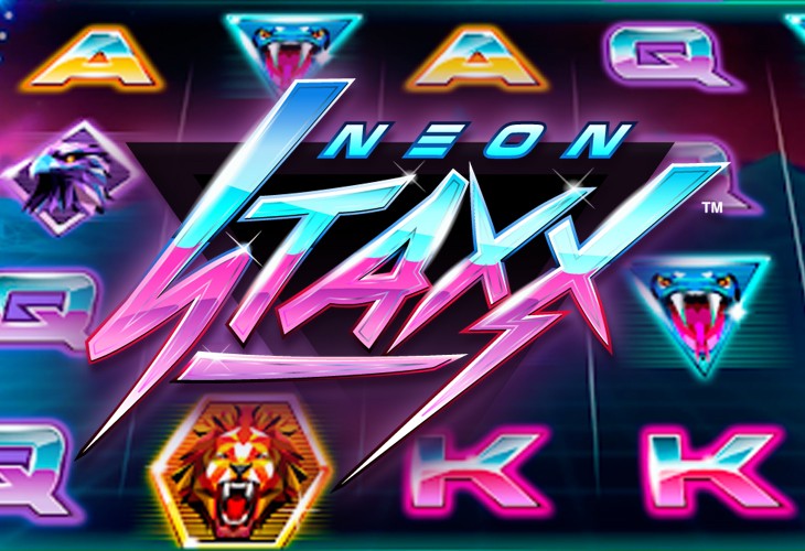 Neon Staxx - NetEnt slot at Slots Gem Casino Casino