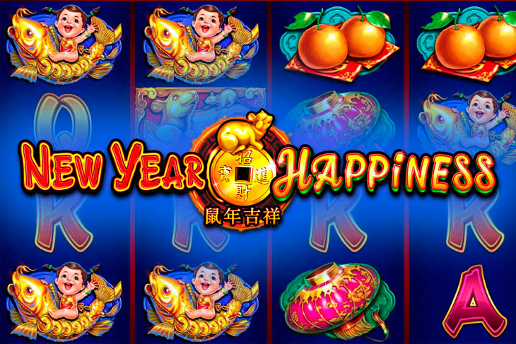 New Year Happiness - Ruby Play slot at Slots Gem Casino Casino